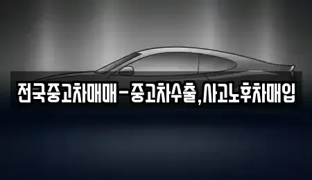 경상남도 창원시 마산합포구 월남동4가 중고차매입 전문 전국중고차매매-중고차수출,사고노후차매입