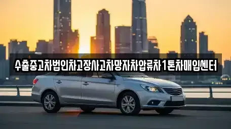 경상남도 창원시 진해구 송죽동 중고차매입 전문 수출중고차법인차고장사고차망자차압류차1톤차매입센터