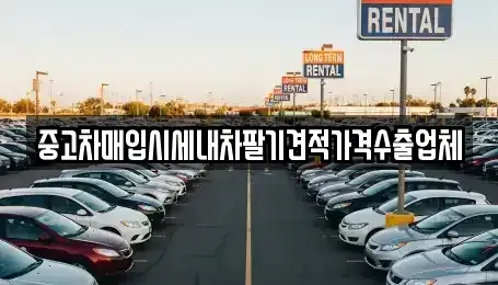경상남도 합천군 대양면 중고차매입 전문 중고차매입시세내차팔기견적가격수출업체