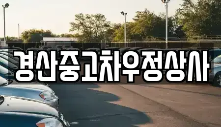 경상북도 경산시 조영동 중고차 전문 경산중고차우정상사