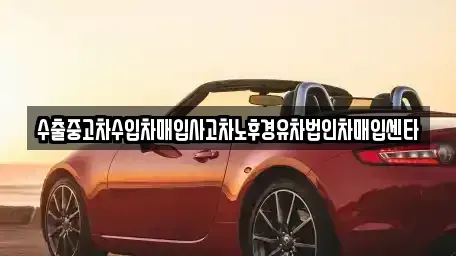 경상북도 고령군 성산면 중고차매입 전문 수출중고차수입차매입사고차노후경유차법인차매입센타