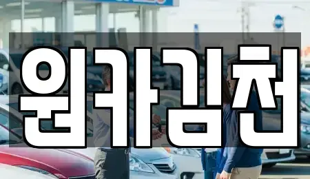경상북도 김천시 덕곡동 렌트카 전문 원카김천