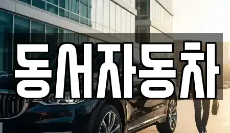 경상북도 상주시 낙양동 중고차매매 전문 동서자동차