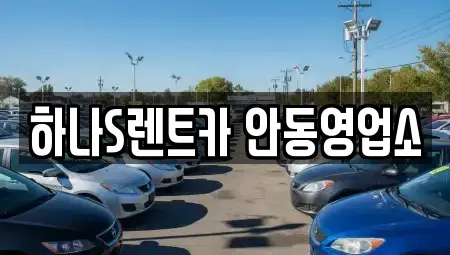 경상북도 안동시 송현동 장기렌트카 전문 하나S렌트카 안동영업소