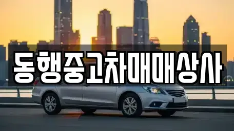 경상북도 안동시 송현동 중고차매매 전문 동행중고차매매상사