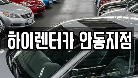 경상북도 안동시 신세동 렌트카 전문 하이렌터카 안동지점
