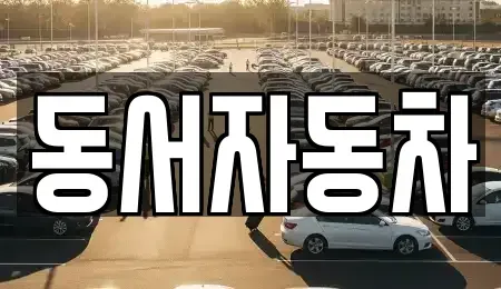 경상북도 영천시 자양면 중고차매매 전문 동서자동차