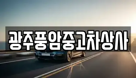 광주 광산구 덕림동 중고차매매 전문 광주풍암중고차상사