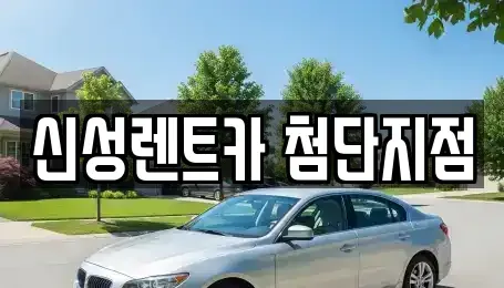 광주 광산구 쌍암동 장기렌트카 전문 신성렌트카 첨단지점