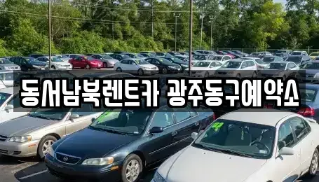 광주 동구 광산동 렌트카 전문 동서남북렌트카 광주동구예약소