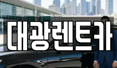 광주 동구 광산동 장기렌트카 전문 대광렌트카