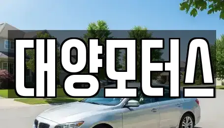광주 동구 남동 중고차 전문 대양모터스