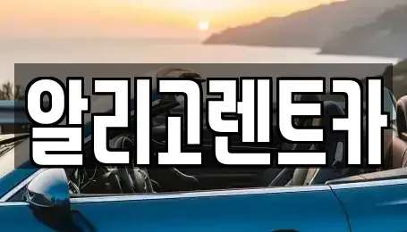 광주 서구 단기렌트카 전문 알리고렌트카