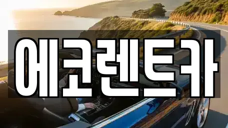 광주광역시 남구 대지동 렌트카 전문 에코렌트카