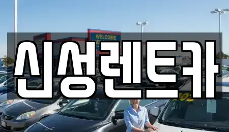 광주광역시 남구 사동 렌트카 전문 신성렌트카