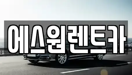 광주광역시 남구 진월동 렌트카 전문 에스원렌트카