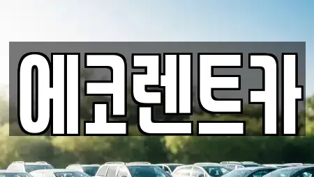 광주광역시 남구 진월동 렌트카 전문 에코렌트카