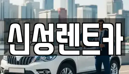 광주광역시 서구 유촌동 렌트카 전문 신성렌트카