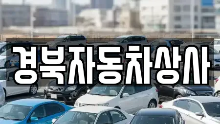 대구 달서구 대천동 중고차매매 전문 경북자동차상사