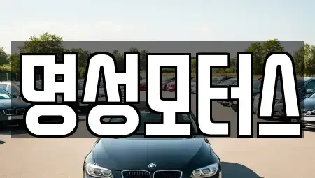 대구 동구 숙천동 중고차 전문 명성모터스