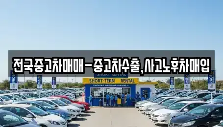 대구 동구 신기동 중고차 전문 전국중고차매매-중고차수출,사고노후차매입
