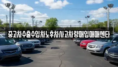 대구 북구 복현동 중고차 전문 중고차수출수입차노후차사고차량매입매매센타