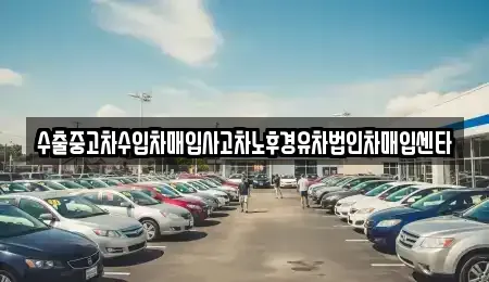 대구 수성구 중동 중고차매입 전문 수출중고차수입차매입사고차노후경유차법인차매입센타