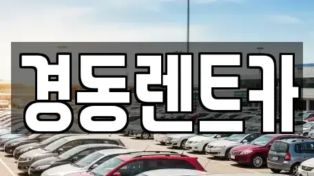 대구 중구 공평동 렌트카 전문 경동렌트카