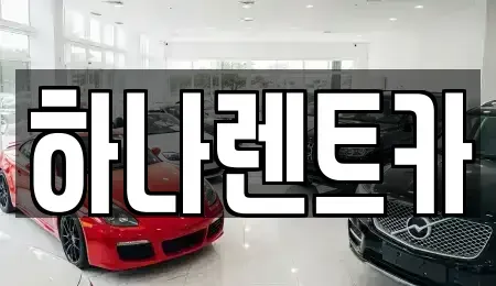 대구광역시 동구 단기렌트카 전문 하나렌트카