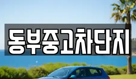 대구광역시 동구 서호동 중고차 전문 동부중고차단지