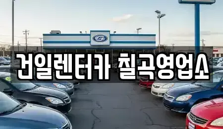 대구광역시 북구 금호동 렌트카 전문 건일렌터카 칠곡영업소