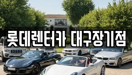 대구광역시 수성구 만촌동 장기렌트카 전문 롯데렌터카 대구장기점