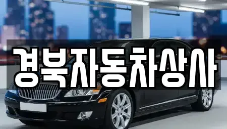 대구광역시 중구 상덕동 중고차 전문 경북자동차상사