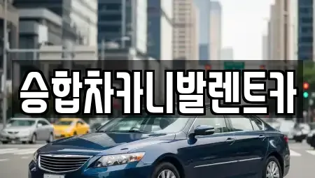 대전 대덕구 평촌동 렌트카 전문 승합차카니발렌트카