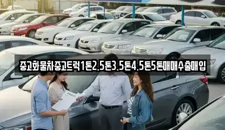 대전 서구 평촌동 중고차 전문 중고화물차중고트럭1톤2.5톤3.5톤4.5톤5톤매매수출매입