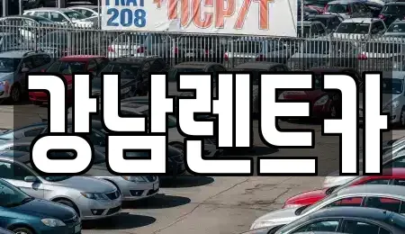 대전 유성구 대동 렌트카 전문 강남렌트카