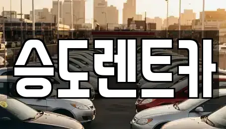 대전 유성구 방동 렌트카 전문 승도렌트카