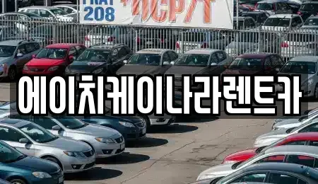 대전 유성구 안산동 렌트카 전문 에이치케이나라렌트카