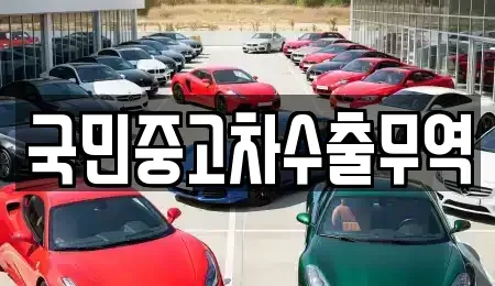 대전 유성구 안산동 중고차 전문 국민중고차수출무역