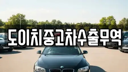 대전 유성구 안산동 중고차 전문 도이치중고차수출무역