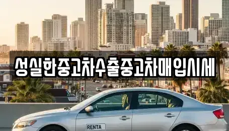 대전 유성구 죽동 중고차매매 전문 성실한중고차수출중고차매입시세