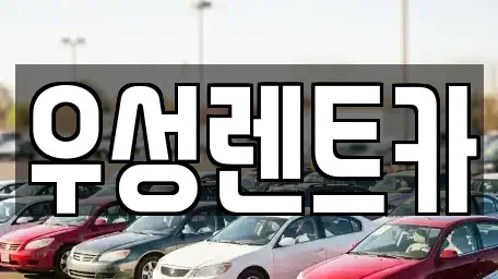 대전광역시 동구 대별동 렌트카 전문 우성렌트카