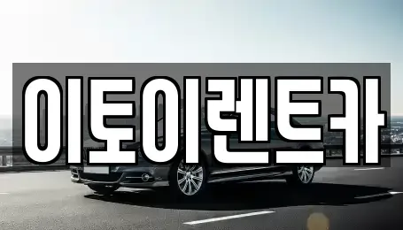 대전광역시 동구 인동 렌트카 전문 이토이렌트카