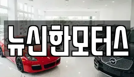 대전광역시 유성구 장대동 중고차매매 전문 뉴신한모터스