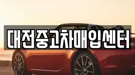 대전광역시 유성구 장대동 중고차매매 전문 대전중고차매입센터