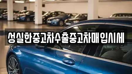 대전광역시 유성구 장대동 중고차매입 전문 성실한중고차수출중고차매입시세