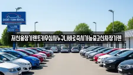 대전광역시 중구 문화동 장기렌트카 전문 저신용장기렌트카무심사누구나바로즉시가능중고신차장기렌