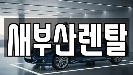 부산 금정구 부곡동 렌트카 전문 새부산렌탈