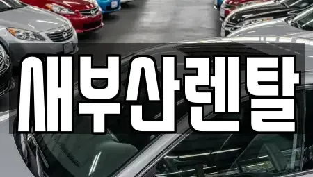 부산 기장군 철마면 렌트카 전문 새부산렌탈