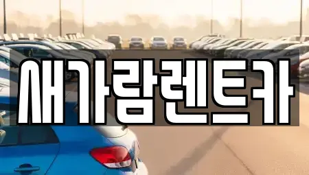 부산 부산진구 당감동 렌트카 전문 새가람렌트카